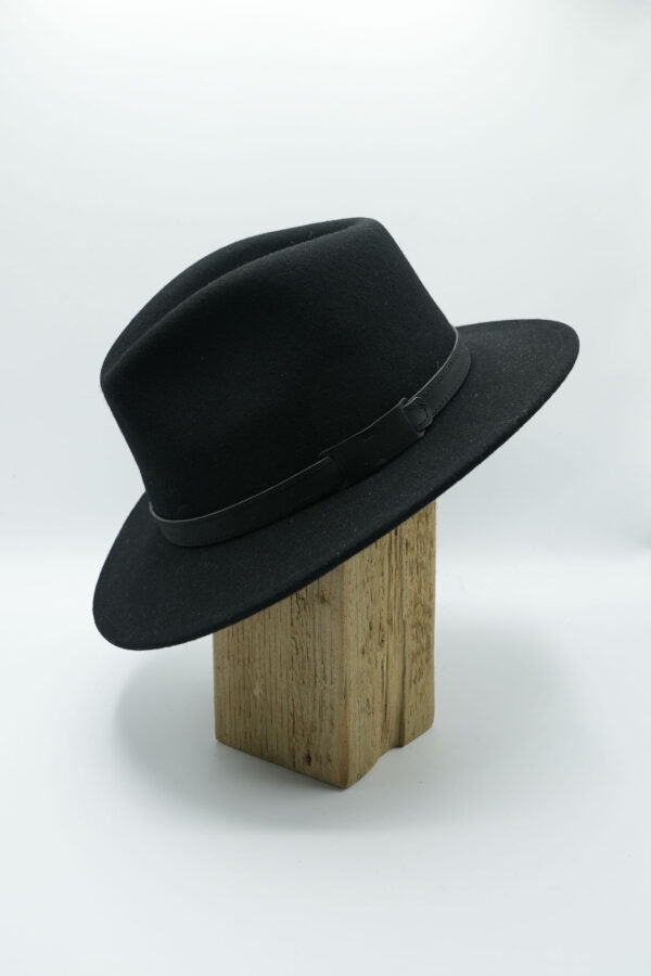 Woolfelt fedora - Black - Image 2