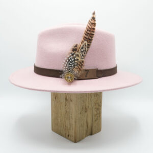 Woolfelt fedora - Pink