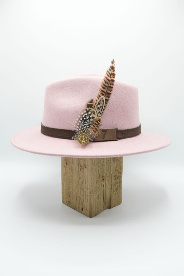 Woolfelt fedora - Pink
