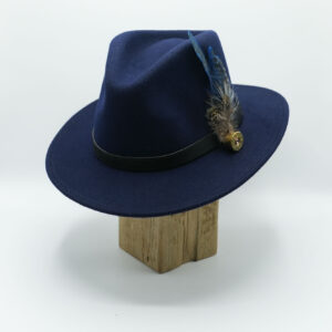 Woolfelt fedora - Navy