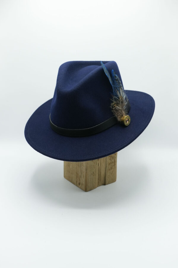 Woolfelt fedora - Navy