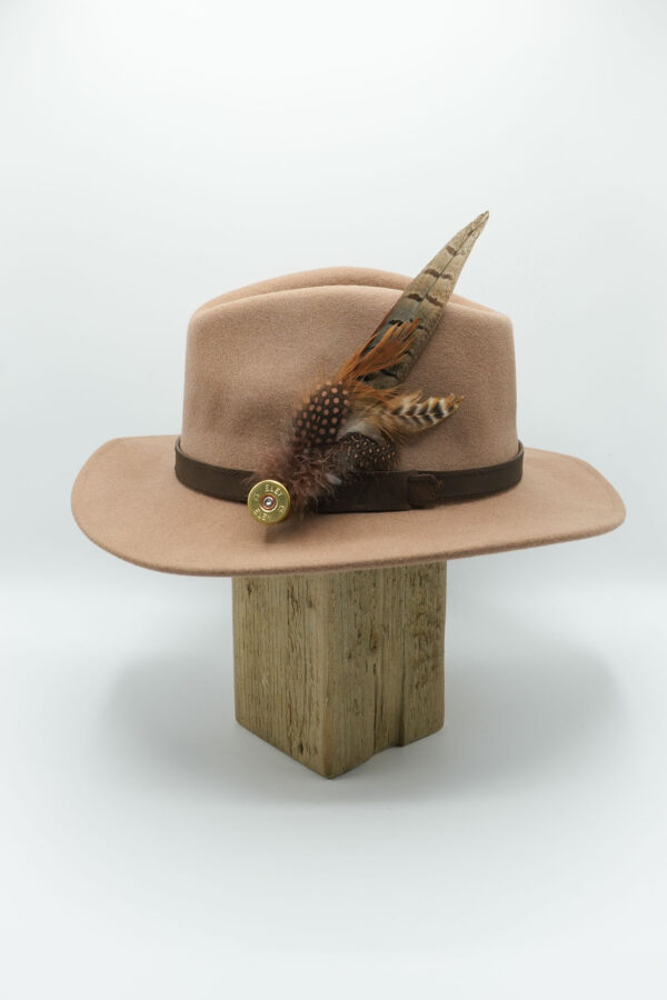 Woolfelt fedora - Camel - Image 2