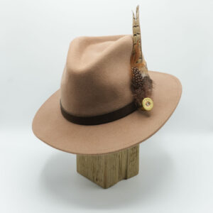 Woolfelt fedora - Camel
