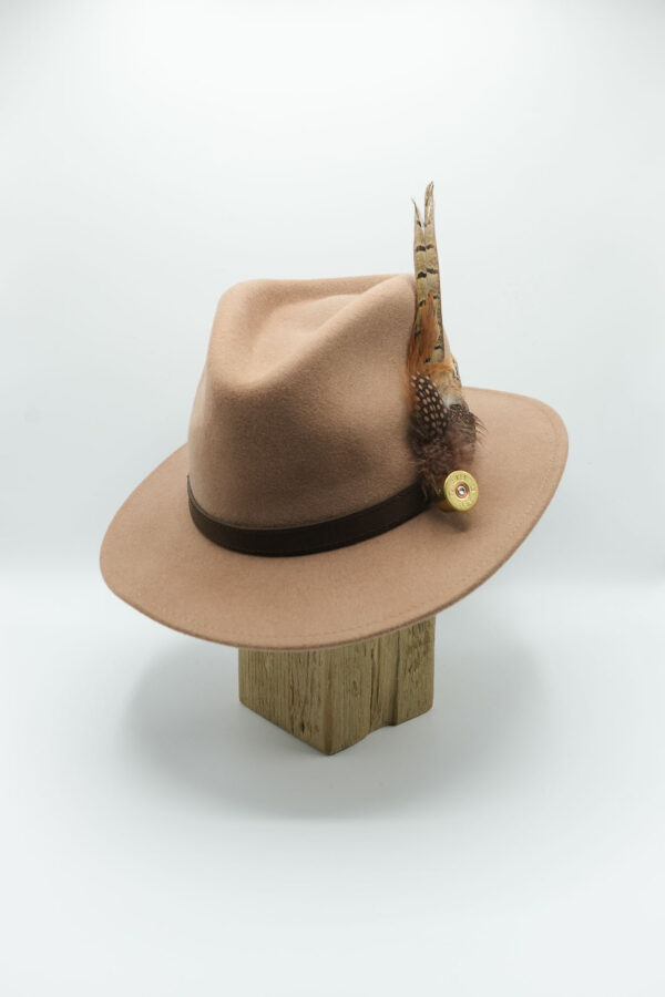 Woolfelt fedora - Camel