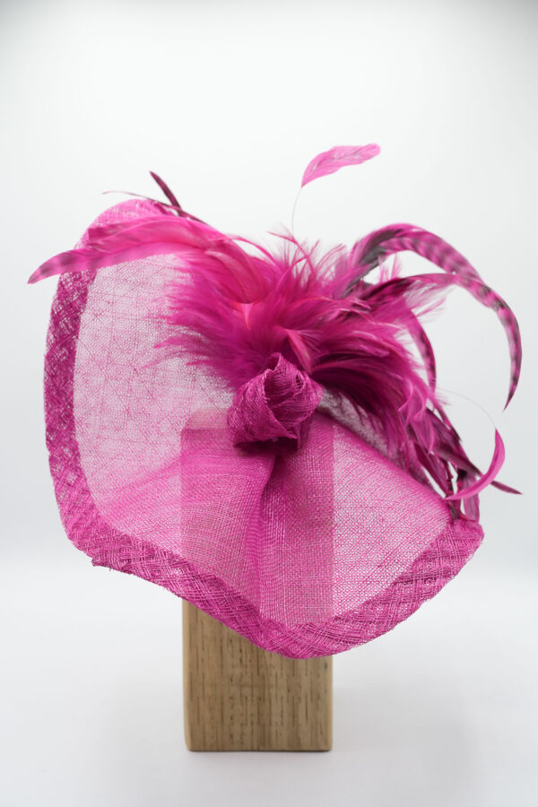 Vibrant hand sculpted fascinator - Image 4