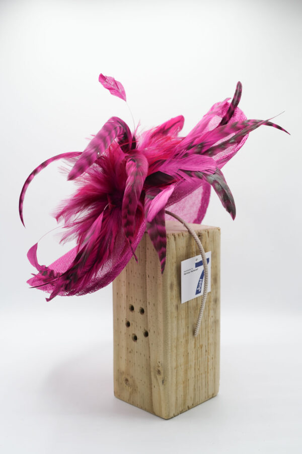 Vibrant hand sculpted fascinator - Image 3