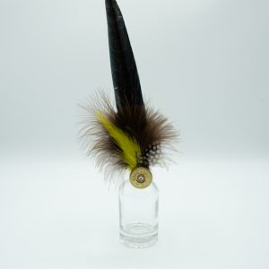 Feather brooch/ hat pin