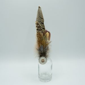 Feather brooch/ hat pin