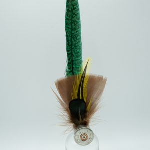 Feather brooch/ hat pin