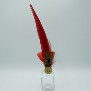 Feather brooch/ hat pin