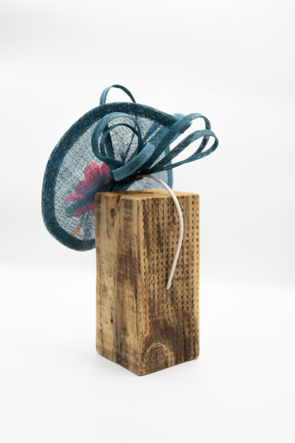 Vibrant hand sculpted fascinator - Image 5