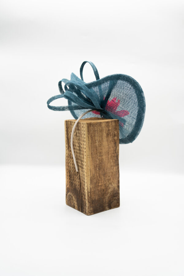 Vibrant hand sculpted fascinator - Image 4