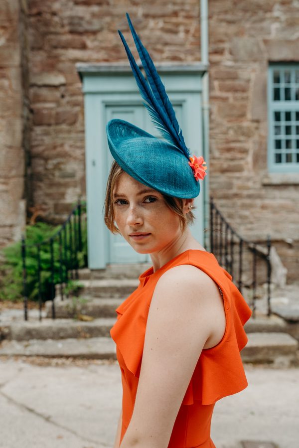 Vibrant quirky fascinator - Image 2