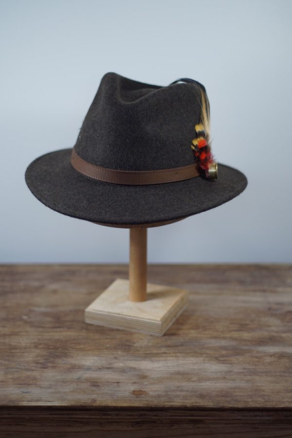 Woolfelt fedora - Brown m/x - Image 2