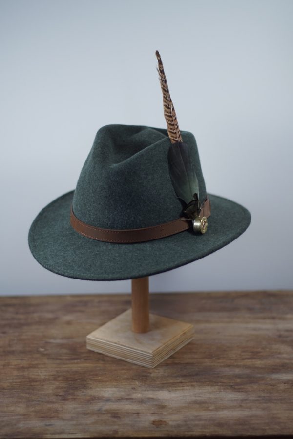Woolfelt fedora - Green m/x - Image 2