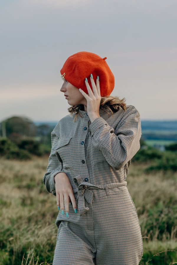 Merino Wool Beanie - Blue shades - Image 2