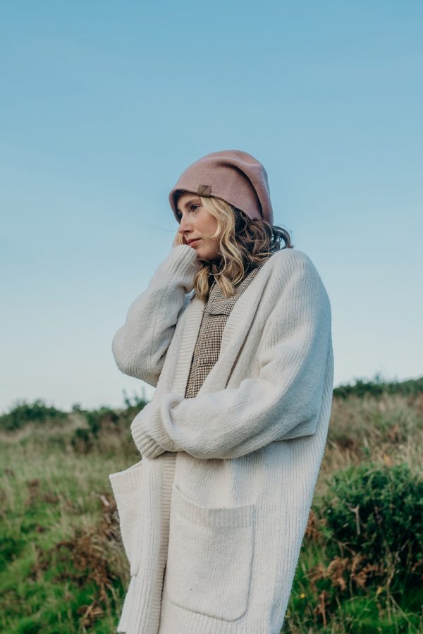 Merino Wool 3 Way Beret - Grey to Black shades - Image 3