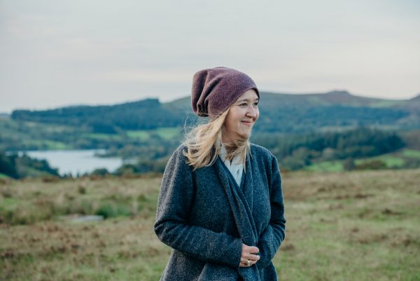 Merino Wool Beanie - Blue shades - Image 4