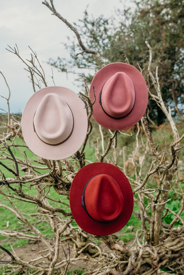 Woolfelt fedora - Raspberry - Image 5