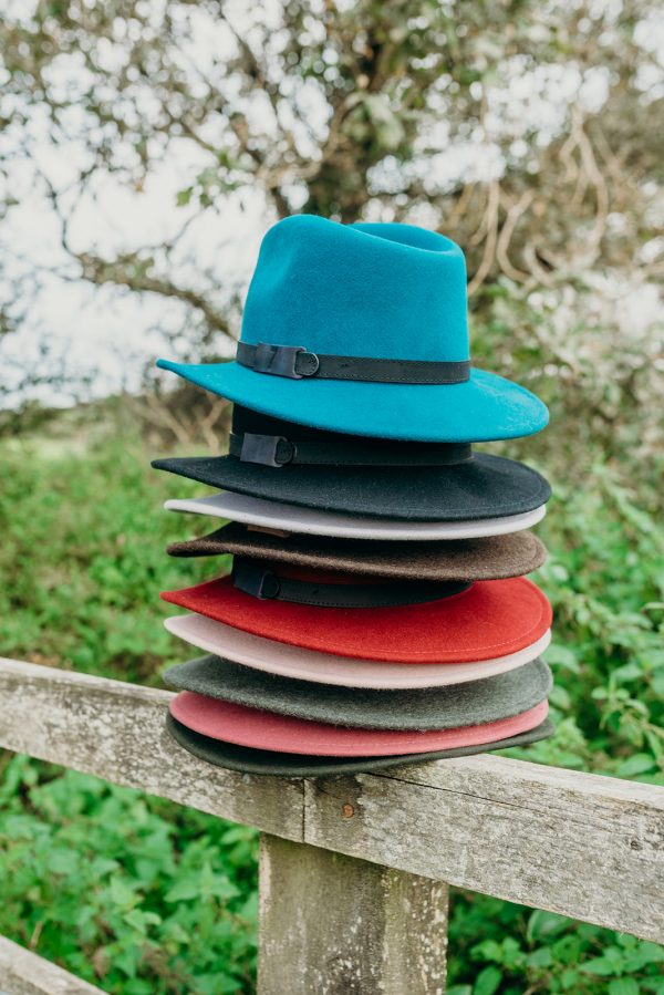 Woolfelt Fedora - Teal - Image 3