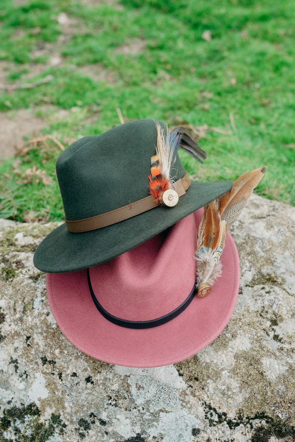 Woolfelt fedora - Olive - Image 4
